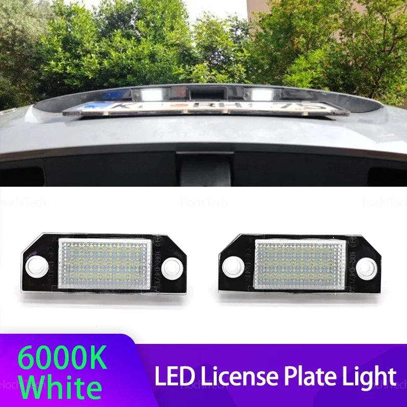 Λαμπτήρες Φωτισμού Πινακίδας LED Λευκοί IP67 Για Ford Focus MK2 C-MAX 2003-2008 2Τμχ