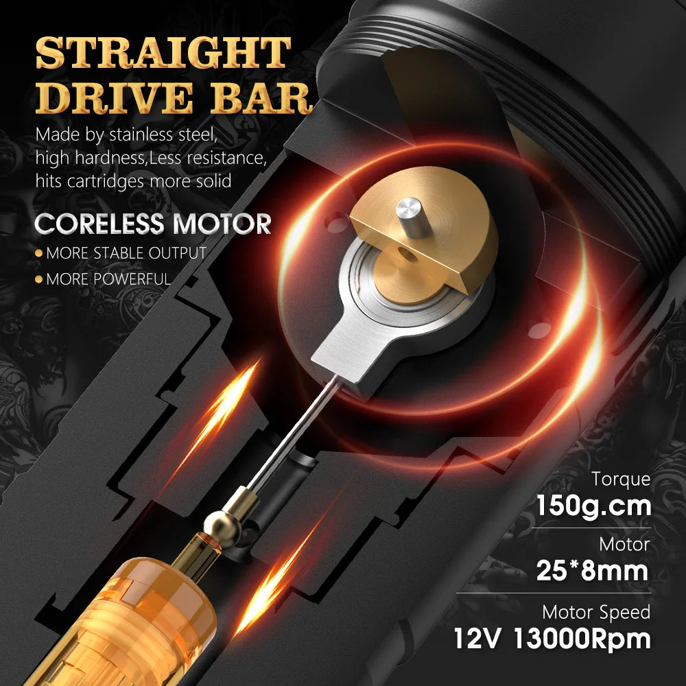 Ambition Ninja Ultra 2024 Wireless Tattoo &ndash; Coreless Motor