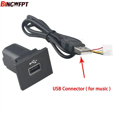 Car USB Converted Vehicle Load Adapter Flash Socket Interface Cable 12V/24V Accessories For Ford Focus 2 Mk2 2009-2011 by InterCyprus Trading Ltd