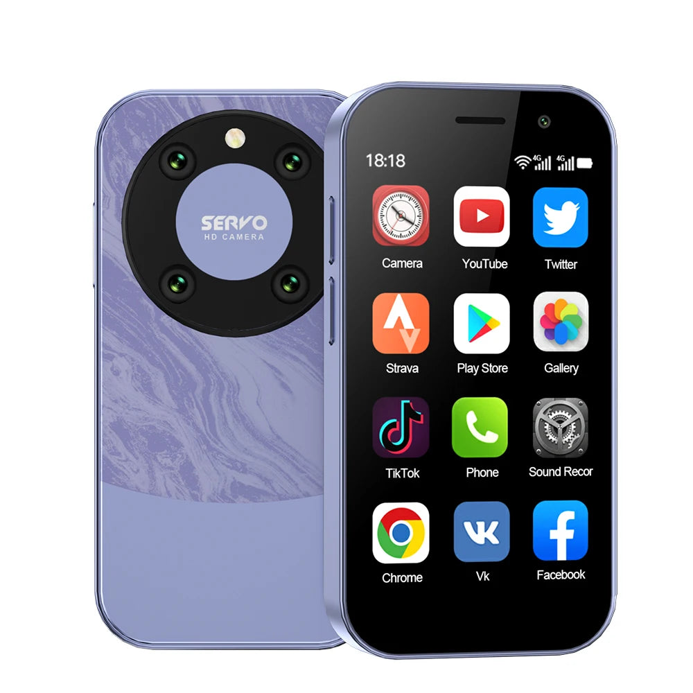 Global Version KING9000 4G Mini Smartphone &ndash; Ultra Slim Purple / CHINA / 2 G|16g