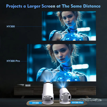 Magcubic HY300 Pro 4K Android Projector with Dual WiFi6 and Bluetooth 5.0