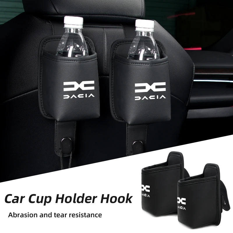 Dacia Duster Rugleuning Bekerhouder Leren Opbergdoos, Drinkrek Accessoire