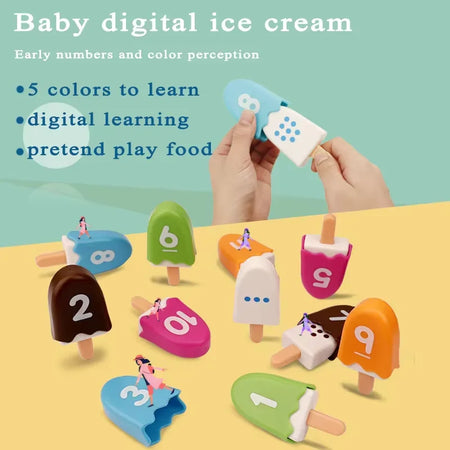 Kid Ice Cream Number Matching Game ATS30564 &ndash; Educational