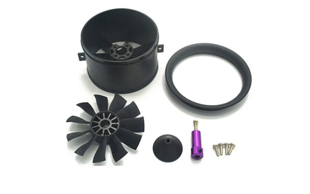 Hobbyocean 64mm EDF Plane with 11-Blade Ducted Fan and 50A ESC for RC Jets