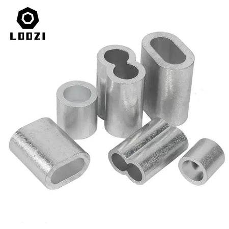 Aluminium 8-Type Wire Rope Crimp Sleeves and Ferrules for Secure Cable Locking