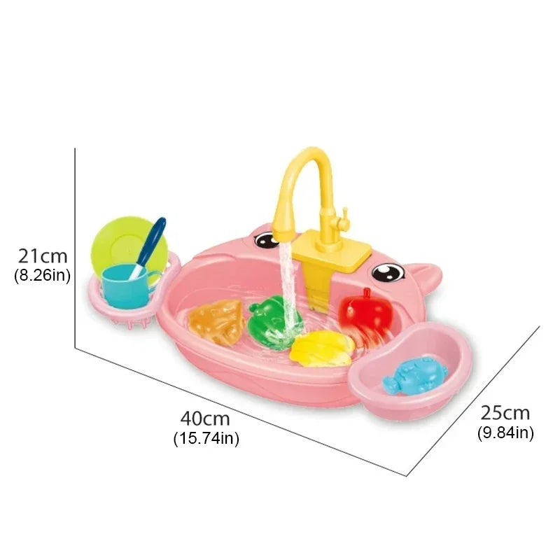 Kitchen Sink Toys Pretend Play Set &ndash; Non Electric Dishwasher