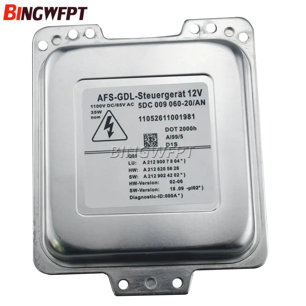 NEW Xenon HID Ballast Ignitier Headlight Control Unit D1S Ballast 5DC009060-20 For Mercedes E Class W212 2010 2011 2012 2013 by InterCyprus Trading Ltd