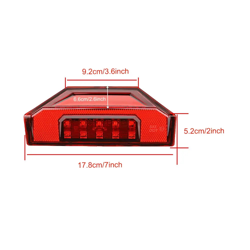 LED Tail Light for Polaris Ranger General CREW 570 900 1000 PRO XD XP 4P 2013 - 2019 UTV ATV Brake Lamp Rear Taillight by InterCyprus Trading Ltd