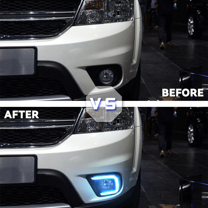 Dodge Journey LED Daytime Running Lights DRL Yellow