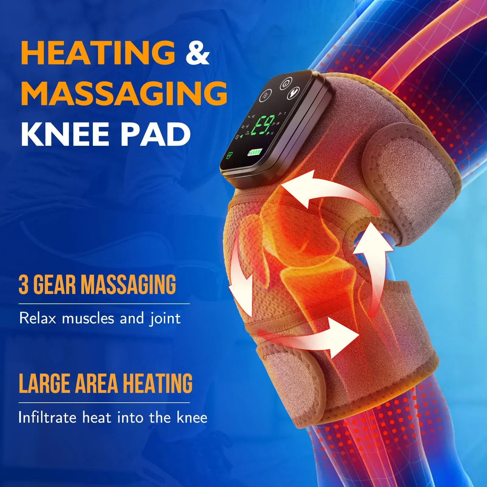 Hailicare 3-In-1 Heating Belt &ndash; Therapeutic Relief