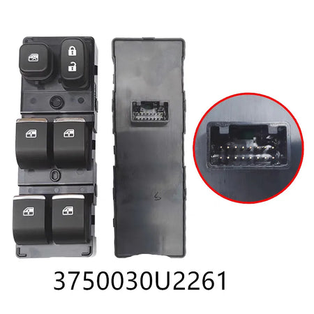 Power Window Switch & Door Lock Console for JAC T5 T8 SEI3 by InterCyprus Trading Ltd