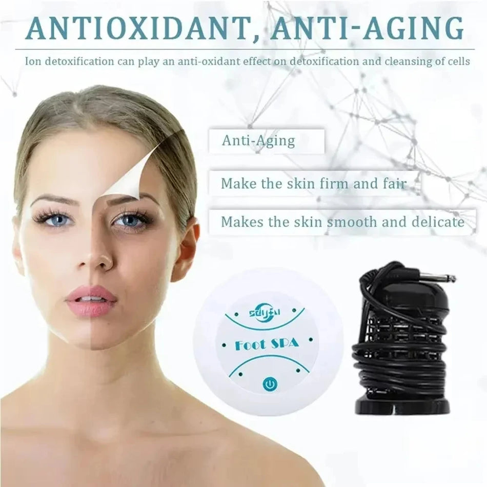 Detox Ion Foot Spa Bath Basin &ndash; Vibration Therapy Massage