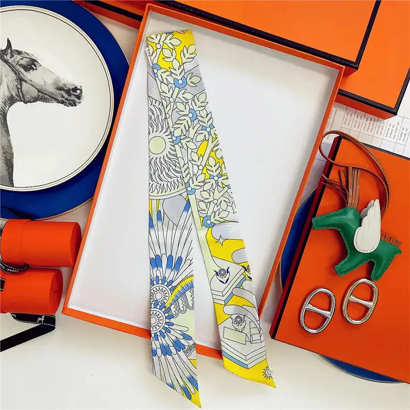 JTVOVOC Silk Scarf &ndash; Elegant Versatility for Any Outfit JZP038-03 / 5x85cm