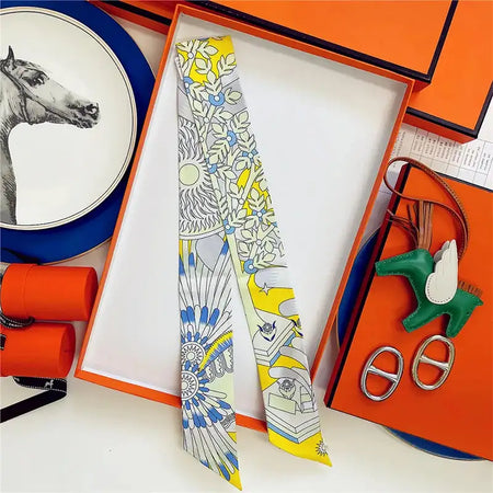 JTVOVOC Silk Scarf &ndash; Elegant Versatility for Any Outfit JZP038-03 / 5x85cm