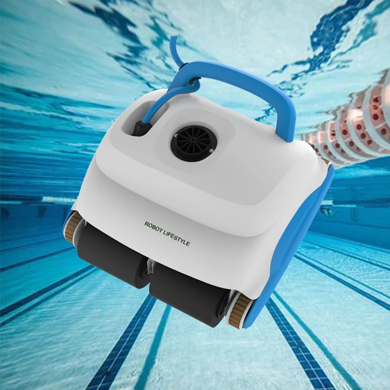 Robot Pool Cleaner With 30m Cable Wall Climbing Remote
