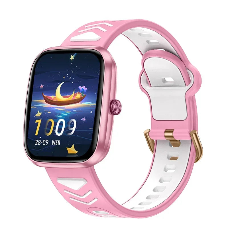 Luxuglow Kids Smart Watch &ndash; HD 1.75 Inch Touch Screen Pink