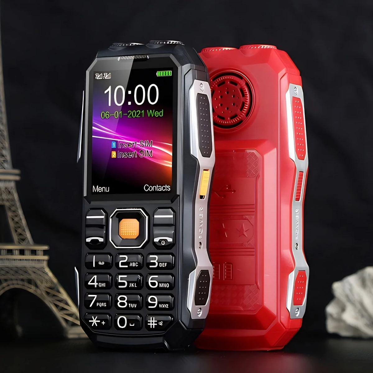 MAFAM Unlocked Shockproof Senior Phone &ndash; Long Battery Life