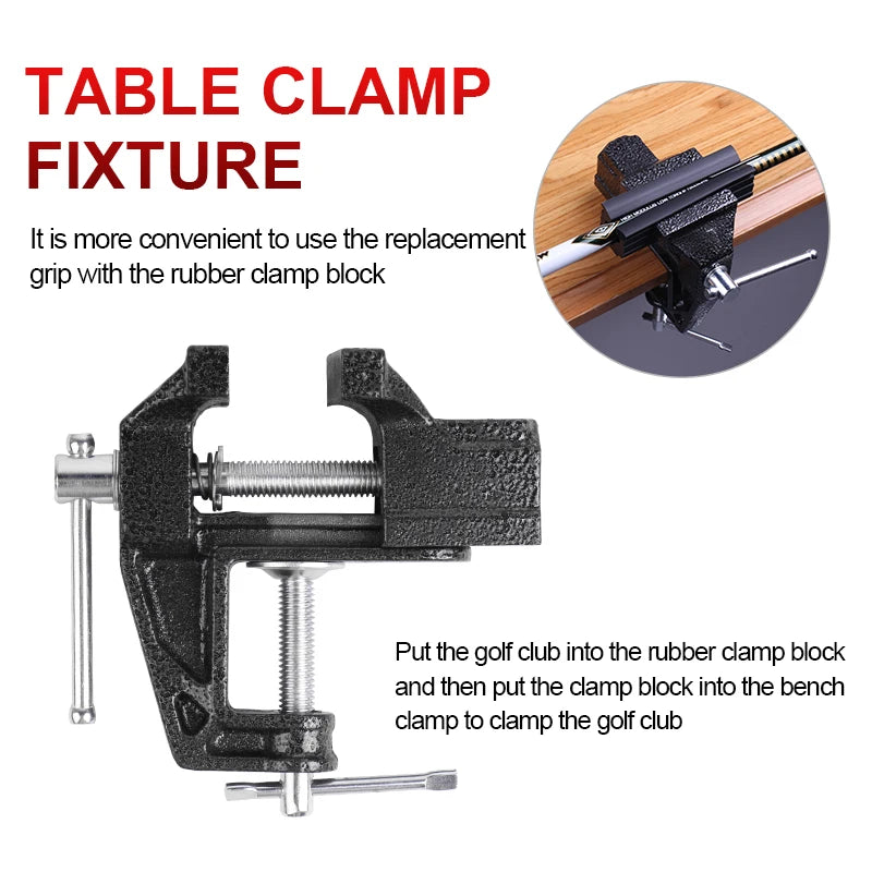 Kit di strumenti per la sostituzione dell'impugnatura da golf per mazze set di sette pezzi
