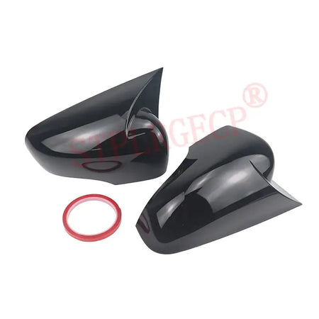Rearview Side Wing Mirror Cover Cap Glossy Black Add-on M Style Shell for Renault Clio 4 MK4 IV X98 2012-2018 2019 by InterCyprus Trading Ltd