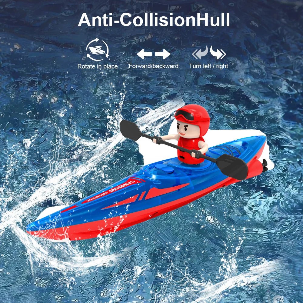 RC Boat Kayak Racing Ship Remote Control - Long Range 30m