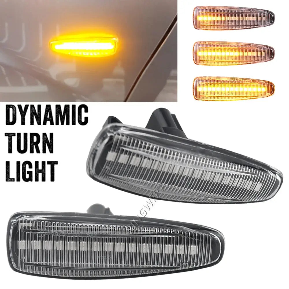 Dynamic Turn Signal Side Marker Sequential Light For Mitsubishi Lancer Evolution Evo X Outlander Sport RVR ASX Mirage 2014-2019 by InterCyprus Trading Ltd