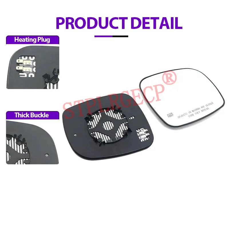 Driver Rearview Side Mirror Lens Door Wing Mirrors Glass with Heating Parts Accessories for RAM CV Tradesman 2012-2015 by InterCyprus Trading Ltd