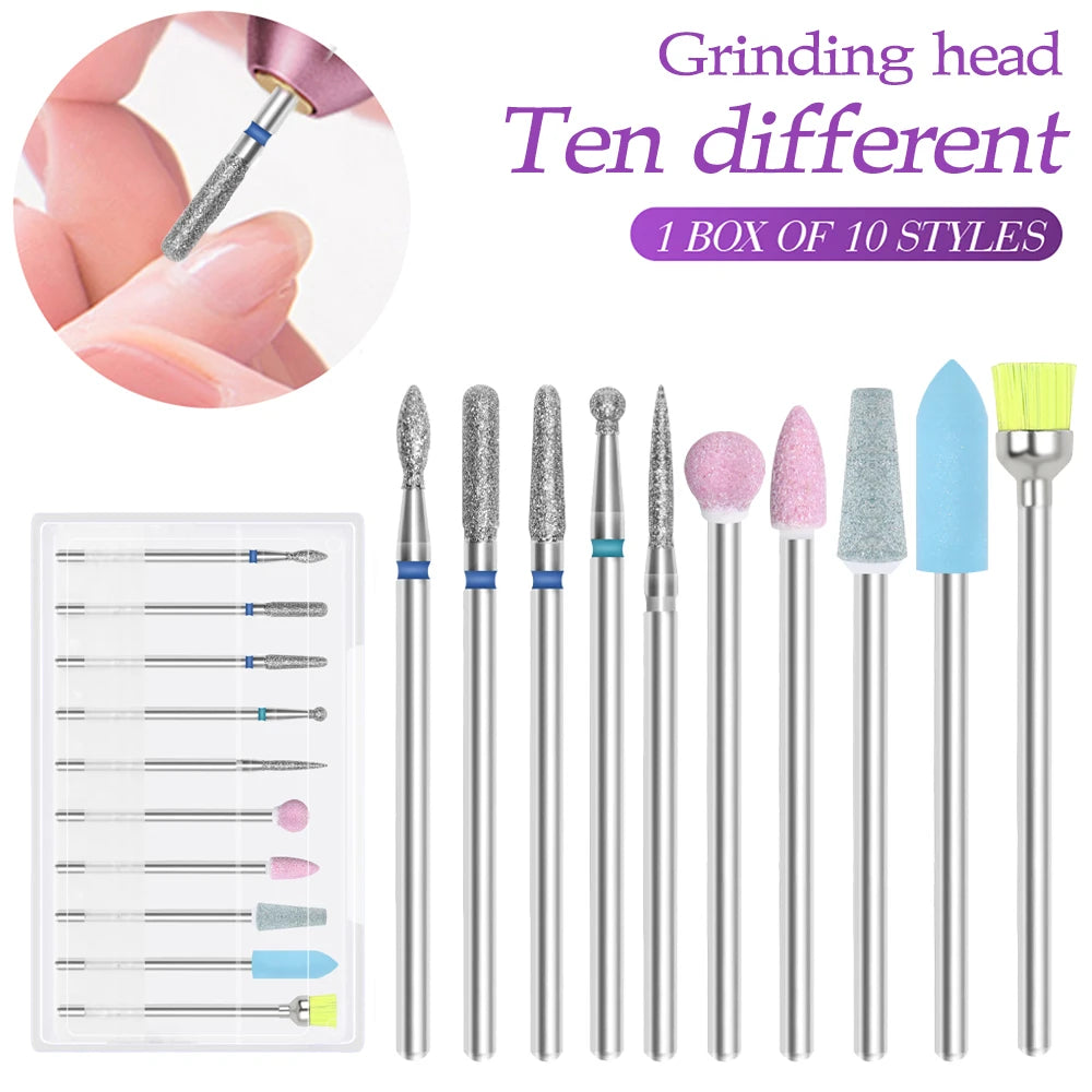 YIKOOLIN Portable Nail Drill Kit &ndash; Gel Remover Included ZH02