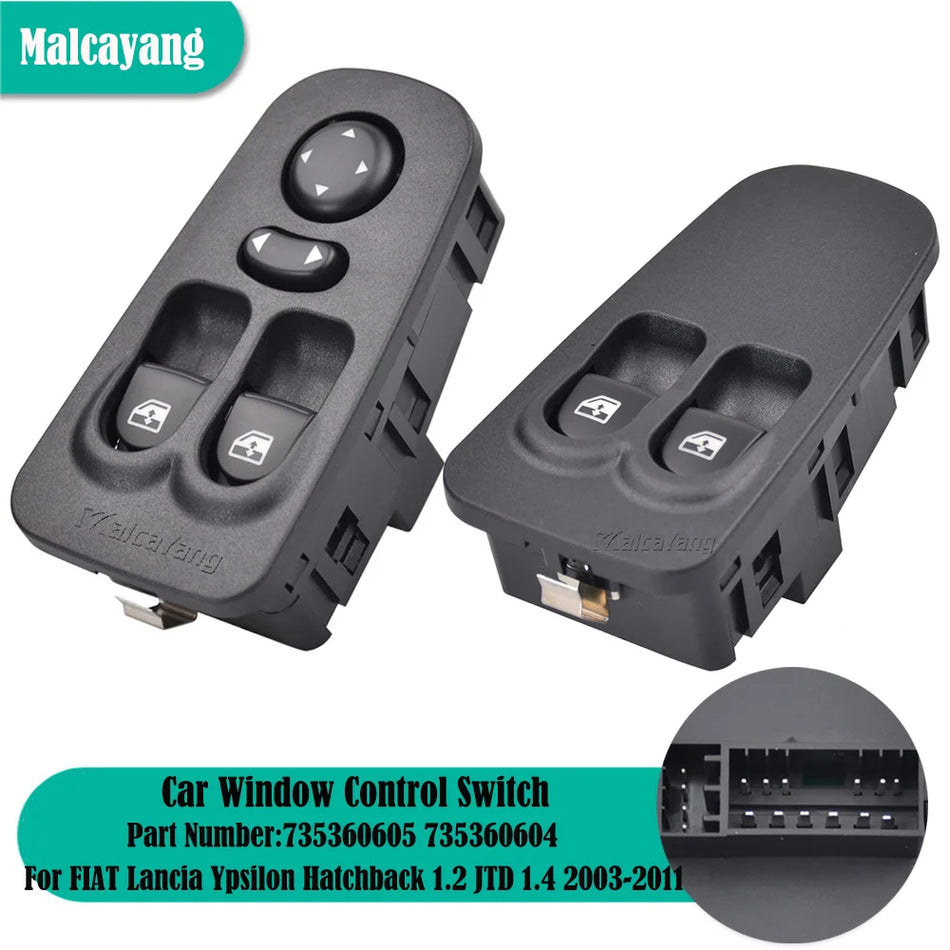 Interruptor de Ventana Eléctrica para Fiat Lancia Ypsilon 2003 2011