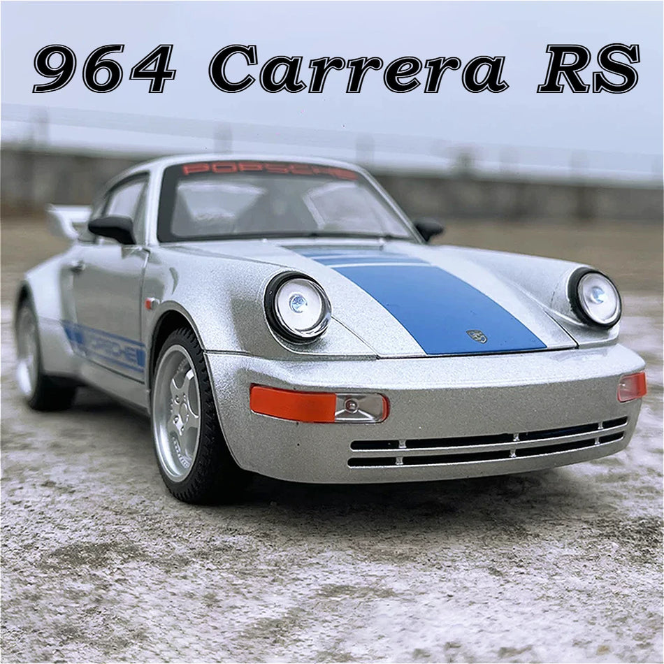 Model de mașină din metal turnat pentru Porsche 964 Carrera RS