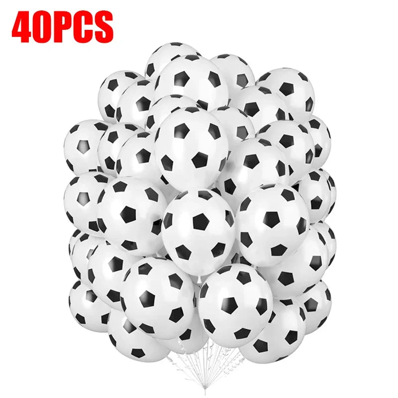 Latex Soccer Balloons - Perfect for Sports &amp; Birthday Parties 40PCS / 12inch