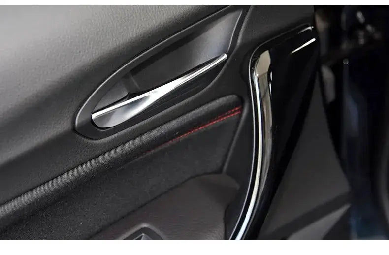 For BMW 1 2 Series F20 F21 2012-2016 Gloss Black ABS Replacement Car Interior Door Panel Cover Door Pull Handle Trim 2Pcs 4Pcs by InterCyprus Trading Ltd