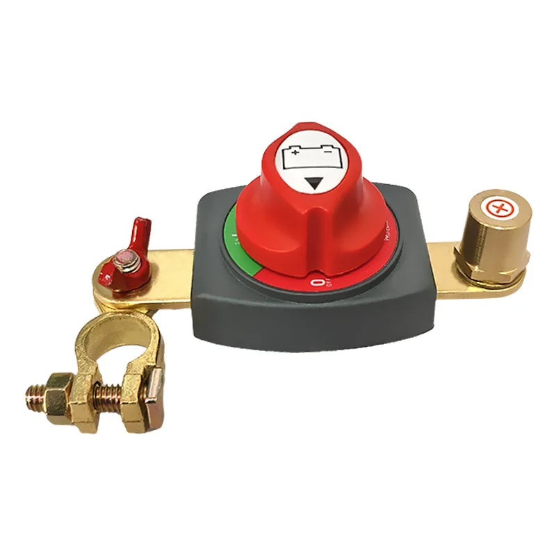 Auto Battery Disconnect Switch 12V 24V Marine 200A 300A 600A Dual Battery Mass Switch 2 and 3 Position Cut Off Switch Car Boat ABT007A / CN (Origin)