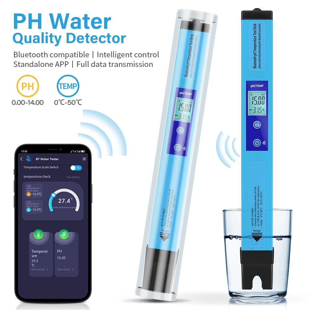 2/5 In 1 Bluetooth PH Meter TDS EC Salinity SG &ndash; Backlit