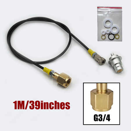 Terra DUO Art To CO2 Tank Adapter &ndash; Quick Disconnect G3-4 39inches