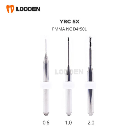 YRC 5X Milling Burs &ndash; Precision Grinding for Zirconia PMMA