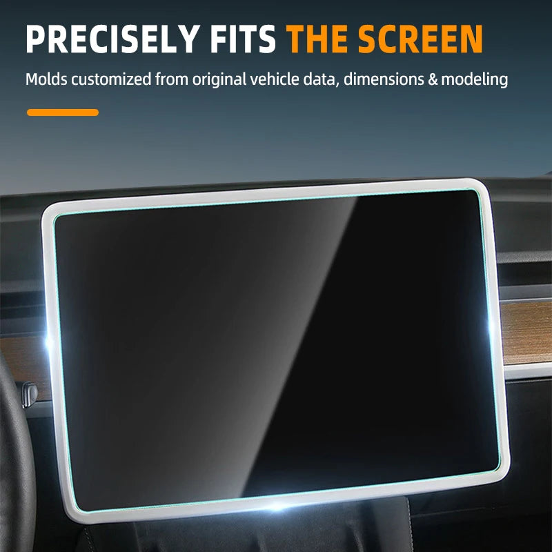 Силиконова рамка Juniper за ръбове за централен контролен дисплей на Tesla Model 3/Y