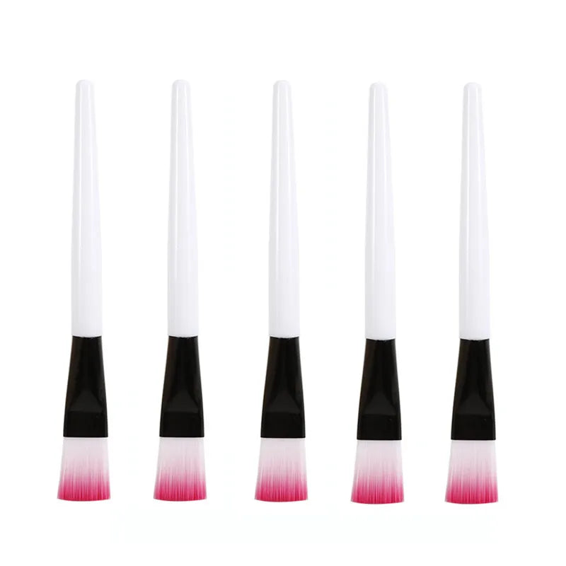 Fiber Mask Brush Set - Soft Nylon Hair Applicator for Face &amp; Eye Care