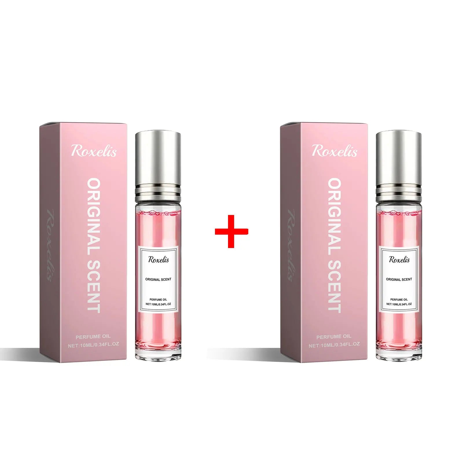 Roxelis Rose Plant Pheromone Perfume Roller 10ml 10ml Boxed X 2PCS