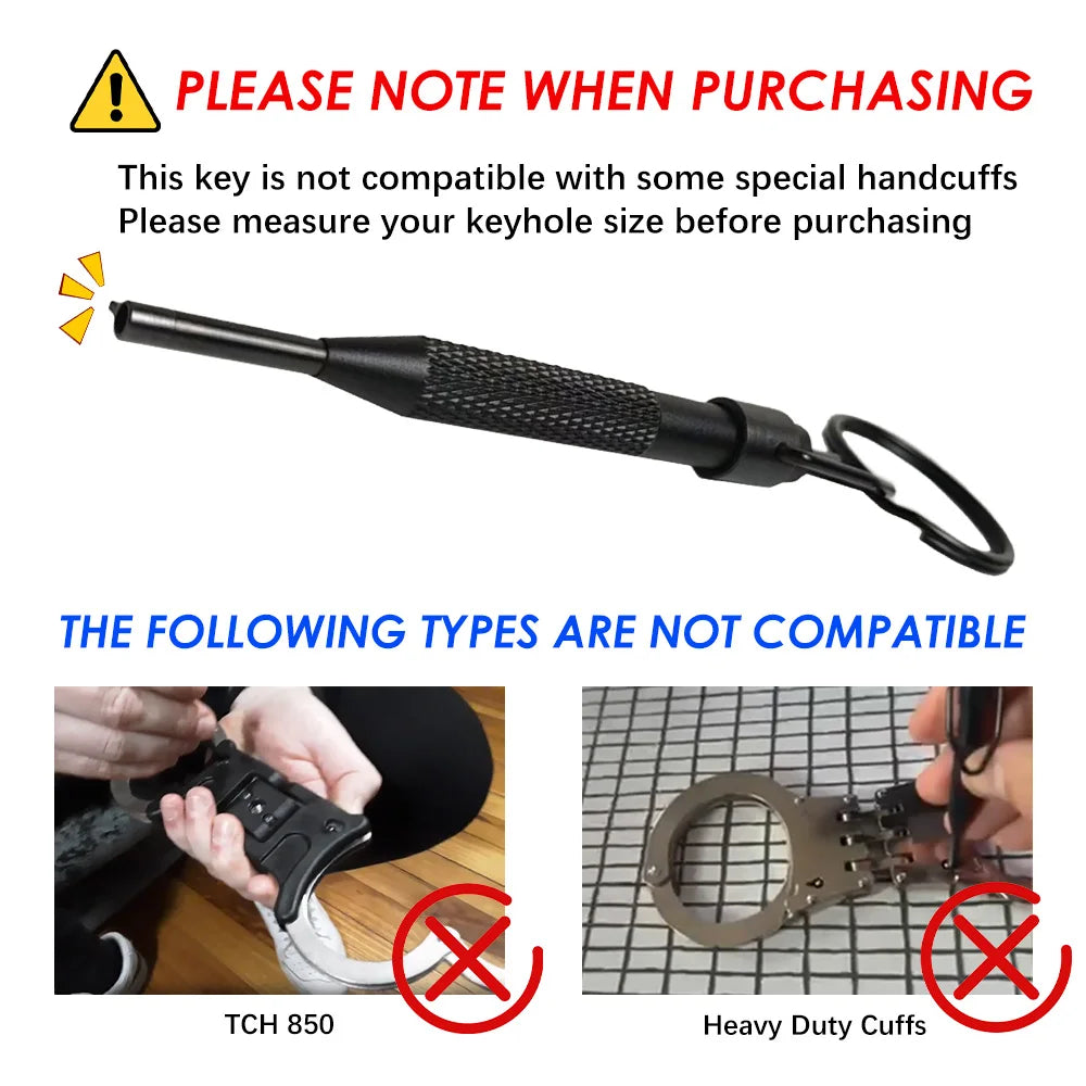 AK-01B Rotating Handcuff Key &ndash; High Carbon Steel Durability