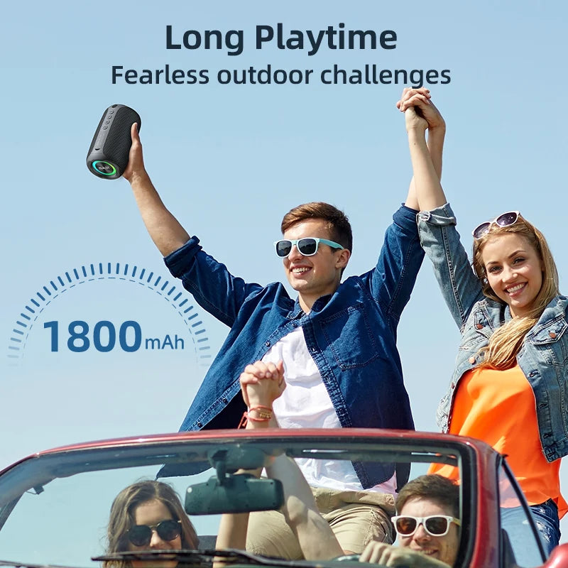 ZEALOT-M2 Bluetooth Speakers 10W Enhanced Bass Portable Outdoor Wireless Speaker 10Hrs IPX5 Waterproof Speaker Bluetooth 5.3