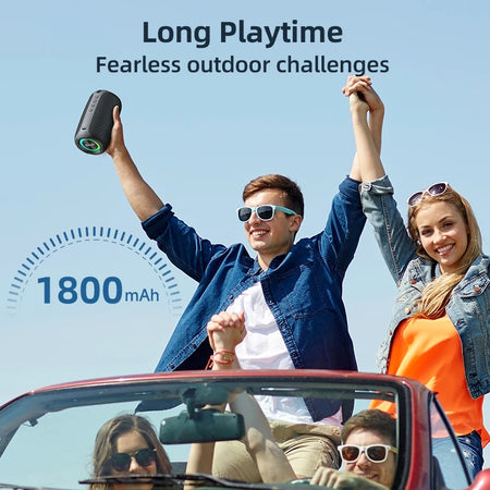 ZEALOT-M2 Bluetooth Speakers 10W Enhanced Bass Portable Outdoor Wireless Speaker 10Hrs IPX5 Waterproof Speaker Bluetooth 5.3