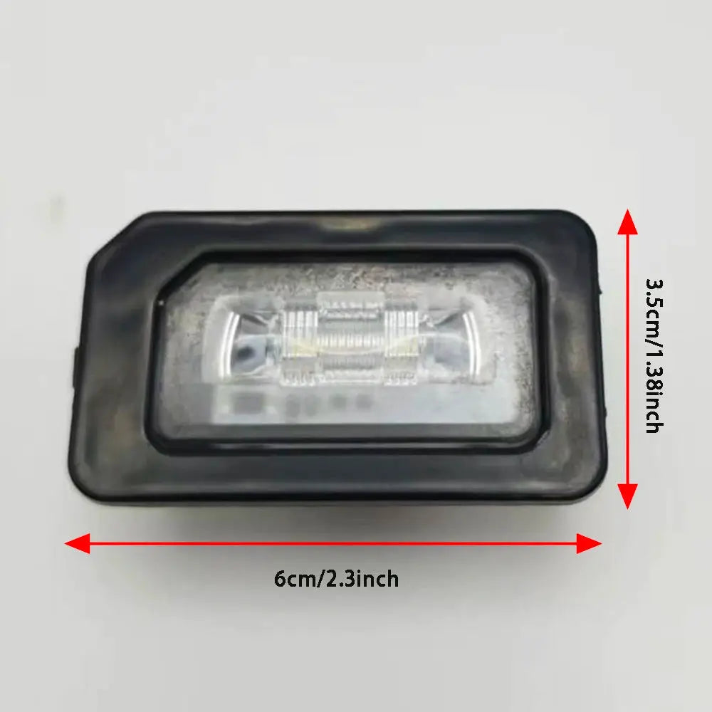 Rear License Plate Lights With Angel Eyes For Chery Tiggo 2, 7, 8 Pro, Jetour X70, X90 by InterCyprus Trading Ltd