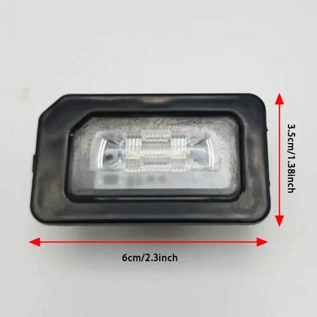 Rear License Plate Lights With Angel Eyes For Chery Tiggo 2, 7, 8 Pro, Jetour X70, X90 by InterCyprus Trading Ltd