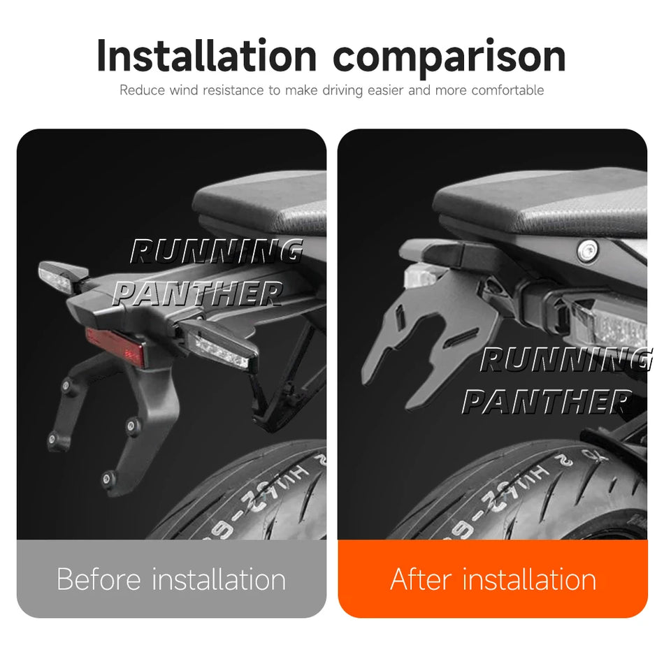 Aizmugures numura zīmes turētājs CNC alumīnijs KTM 990 Super Duke R