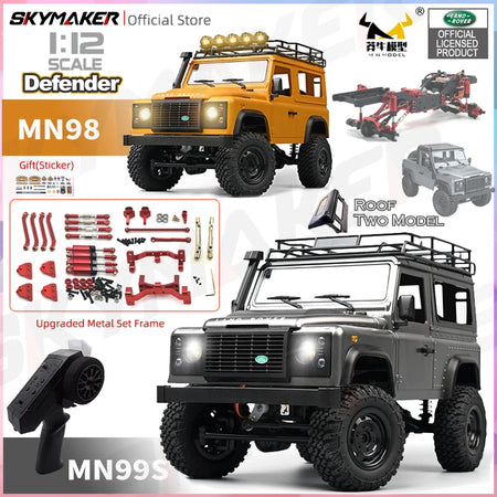 MN99s MN98 1:12 4WD RC Rock Crawler Defender - High Speed, Off-Road Adventure