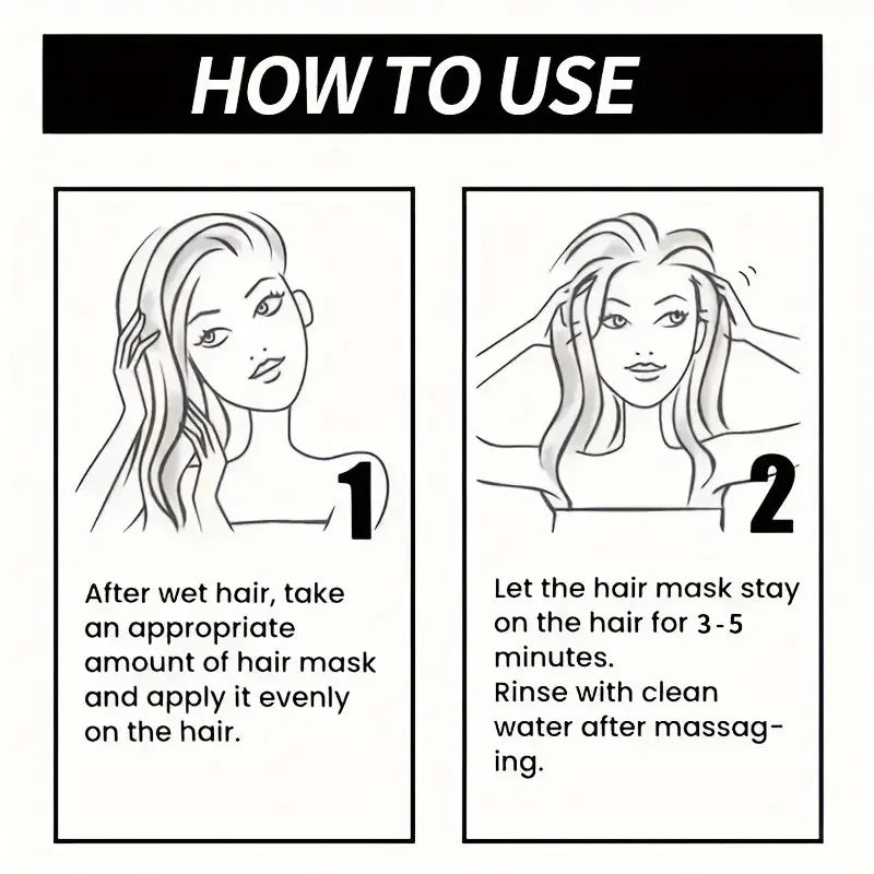 Keratin Hair Mask &ndash; Deep Moisturizing Repair for Dry Frizzy Hair