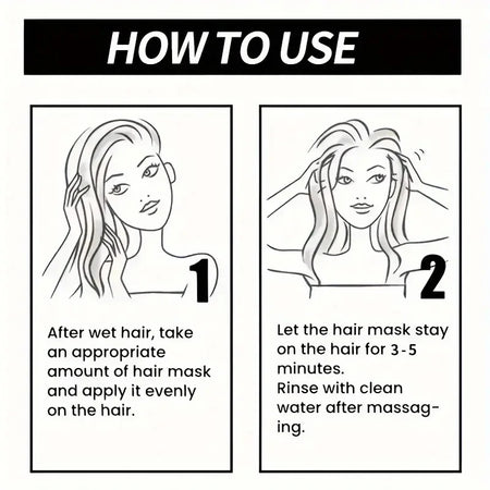 Keratine Magic Hair Mask &ndash; Deep Moisturizing Repair for Frizzy Hair