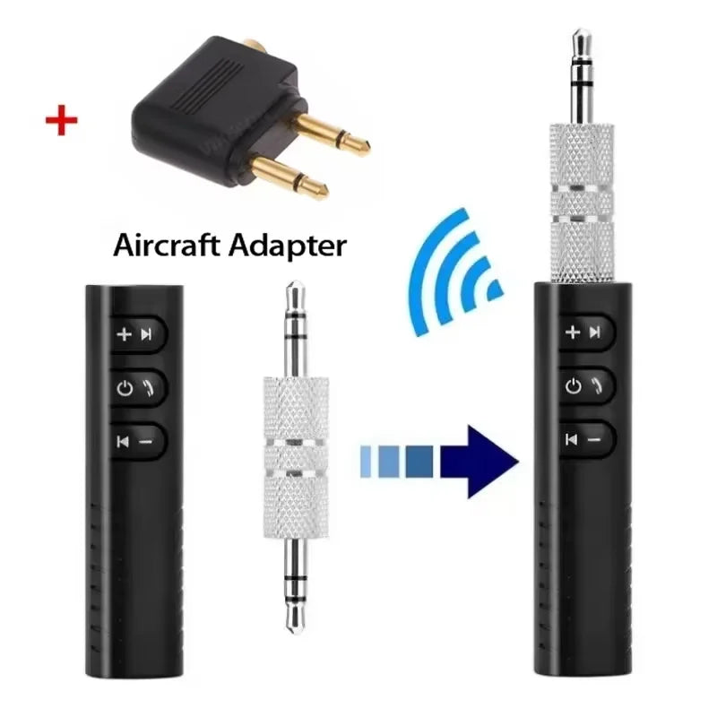 Car Bluetooth 5.0 Receiver 3.5mm AUX Jack &ndash; Music Streaming