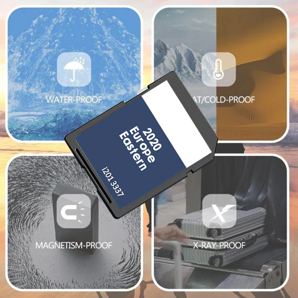 RNS310 East Europa OST 16GB SD Card &ndash; East Europa Map