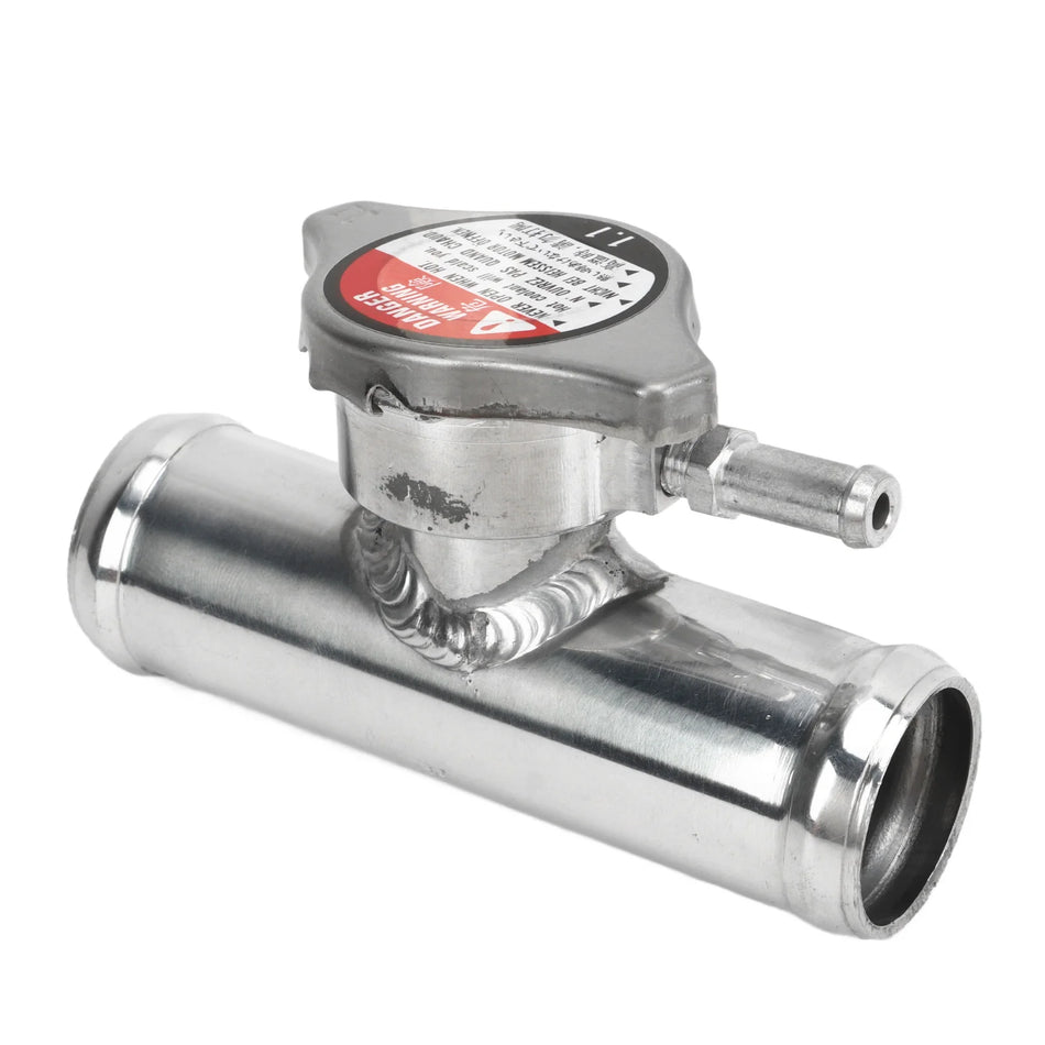 Garnitură de umplere a furtunului radiatorului inline pentru mașini, capac de 16 PSI, 32mm OD din aluminiu lustruit
